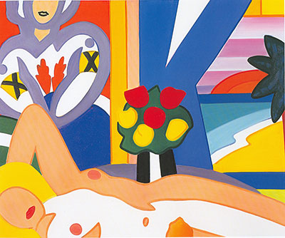 Tom Wesselmann Sunset Nude con Matisse reproduccione de cuadro