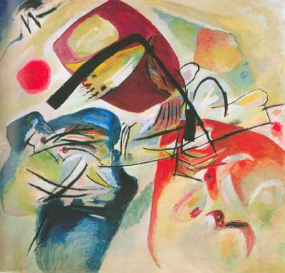 Vasilii Kandinsky Imagen con un arco negro reproduccione de cuadro