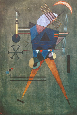 Vasilii Kandinsky Triángulo Negro reproduccione de cuadro