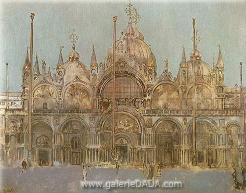 Walter Sickert Catedral de St Marks Venecia reproduccione de cuadro