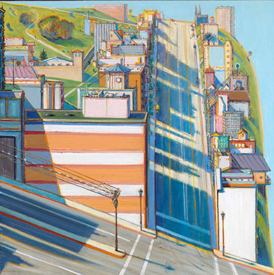 Wayne Thiebaud San Francisco West Side Ridge reproduccione de cuadro