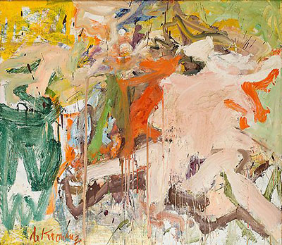 Willem De Kooning Dos figuras en un paisaje reproduccione de cuadro