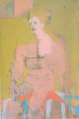 Willem De Kooning Figura sentada reproduccione de cuadro