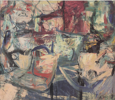 Willem De Kooning Sábado Night reproduccione de cuadro