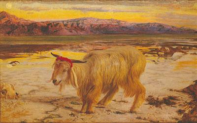 William Holman Hunt El chivo expiatorio reproduccione de cuadro