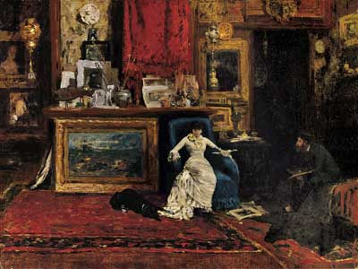 William Merritt Chase El Estudio de la Calle Décima reproduccione de cuadro