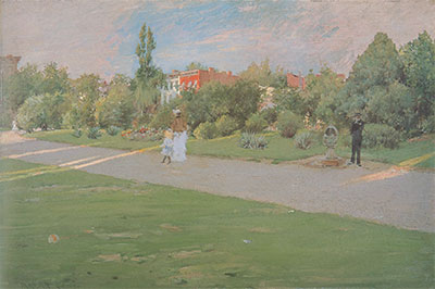 William Merritt Chase Parque en Brooklyn reproduccione de cuadro