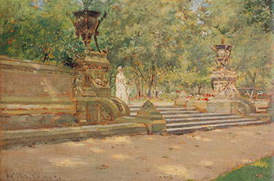 William Merritt Chase Parque Prospect reproduccione de cuadro