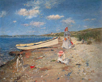 William Merritt Chase Un día de Sunny en Shinnecock Bay reproduccione de cuadro