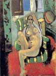 Henri Matisse Odalisque con una Tambourine reproduccione de cuadro