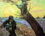 Vincent Van Gogh El Sower (pintura de Impasto grueso) reproduccione de cuadro