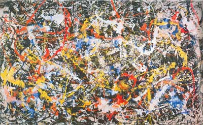 Jackson Pollock Convergence numéro 10 reproduction-de-tableau