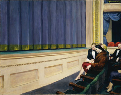 Edward Hopper First Row Orchestra reproduction-de-tableau