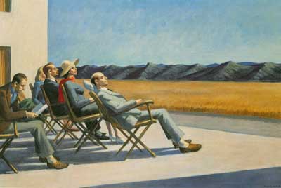 Edward Hopper Les gens au soleil reproduction-de-tableau