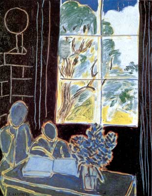 Henri Matisse Le silence qui vit dans les maisons reproduction-de-tableau