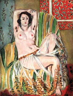 Henri Matisse Une femme maure aux bras soutenus reproduction-de-tableau