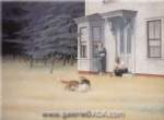 Edward Hopper Soirée Cape Cod reproduction de tableau