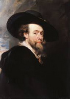 Rubens oil portrait