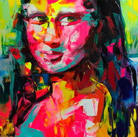 Francoise Nielly oil portrait