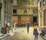 Balthasar Balthus, The Passage du Commerce St Andre Fine Art Reproduction Oil Painting