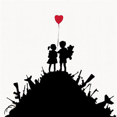  Banksy, Kids on Guns Hill Fine Art Reproduction Oil Painting