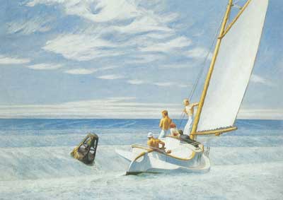 Edward Hopper, Ground Swell Fine Art Reproduction Oil Painting