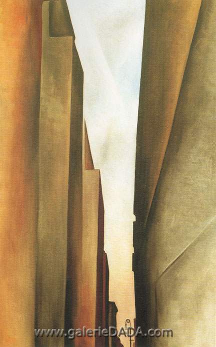 Georgia OKeeffe, Street New York No.1 Fine Art Reproduction Oil Painting