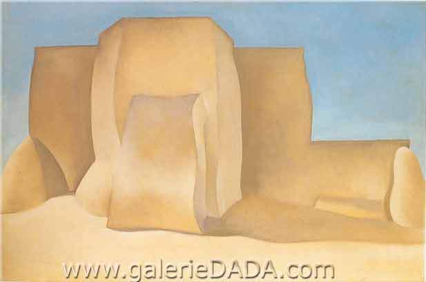 Georgia OKeeffe, The Ranchos de Taos Church Fine Art Reproduction Oil Painting