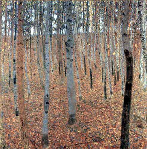 Gustave Klimt, Beech Forest I Fine Art Reproduction Oil Painting