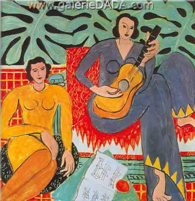 Henri Matisse, Music (2) Fine Art Reproduction Oil Painting