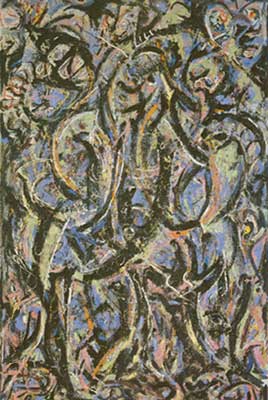 Jackson Pollock, Gothic Fine Art Reproduction Oil Painting