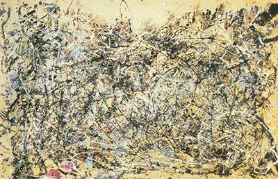 Jackson Pollock, Number 1A Fine Art Reproduction Oil Painting