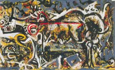 Jackson Pollock, The She-Wolf Fine Art Reproduction Oil Painting