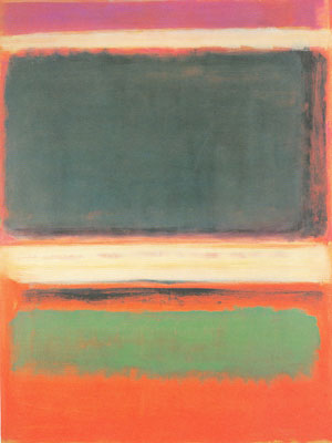 Mark Rothko, Magenta, Black, Green on Orange Fine Art Reproduction Oil Painting