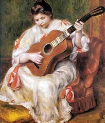 Woman Playing Guitar