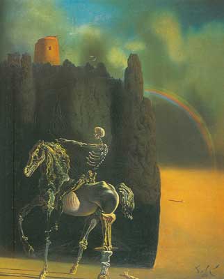 Salvador Dali, The Horseman of Death Fine Art Reproduction Oil Painting