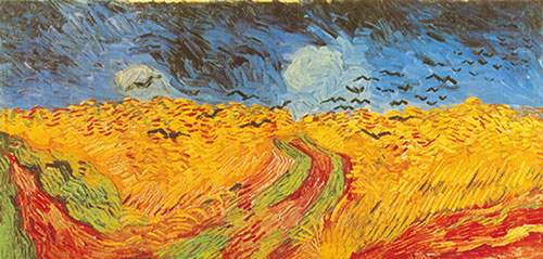 Vincent Van Gogh, Crows over the Wheat Field Fine Art Reproduction Oil Painting