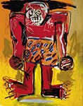 Jean-Michel Basquiat, Sugar Ray Robinson Fine Art Reproduction Oil Painting