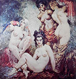 Norman Lindsay, Vanities Fine Art Reproduction Oil Painting