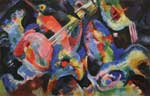 Vasilii Kandinsky, Improvisation. Deluge Fine Art Reproduction Oil Painting