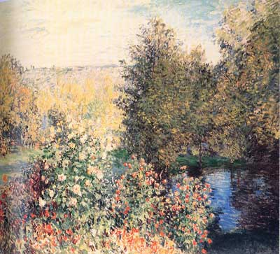 riproduzione-quadri-di Claude Monet Angolo del Giardino di Montgeron