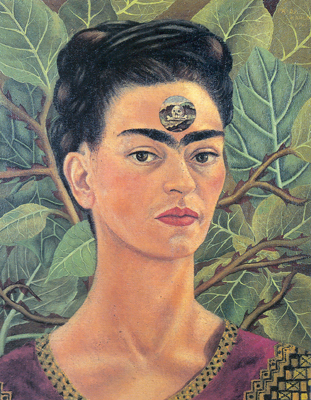 riproduzione-quadri-di Frida Kahlo Pensare alla morte