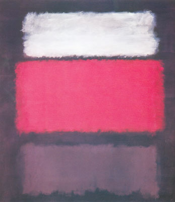 riproduzione-quadri-di Mark Rothko Numero 1, Bianco e Rosso