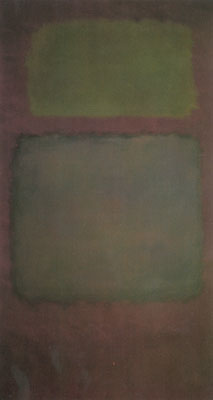 riproduzione-quadri-di Mark Rothko Tono grigio scuro su Maroon