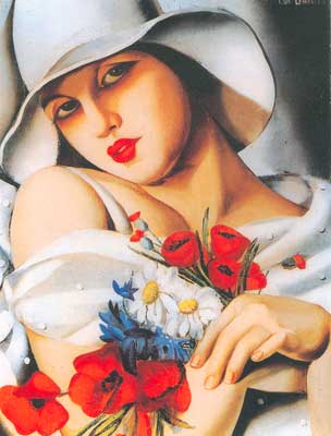 riproduzione-quadri-di Tamara de Lempicka Alta estate