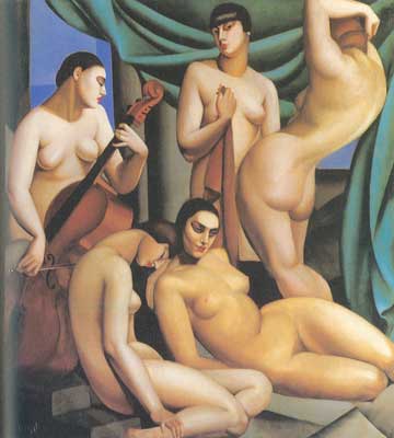 riproduzione-quadri-di Tamara de Lempicka Rhythm