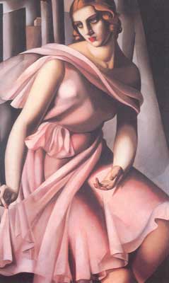 riproduzione-quadri-di Tamara de Lempicka Ritratto di Romana de La Salle