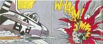 Riproduzione quadri di Roy Lichtenstein Whaam! (2 pannelli)